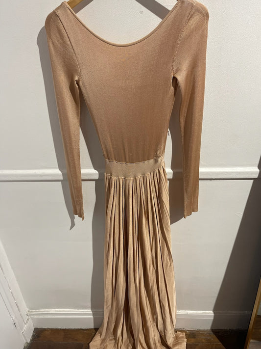 Robe Dior bleu beige T.38