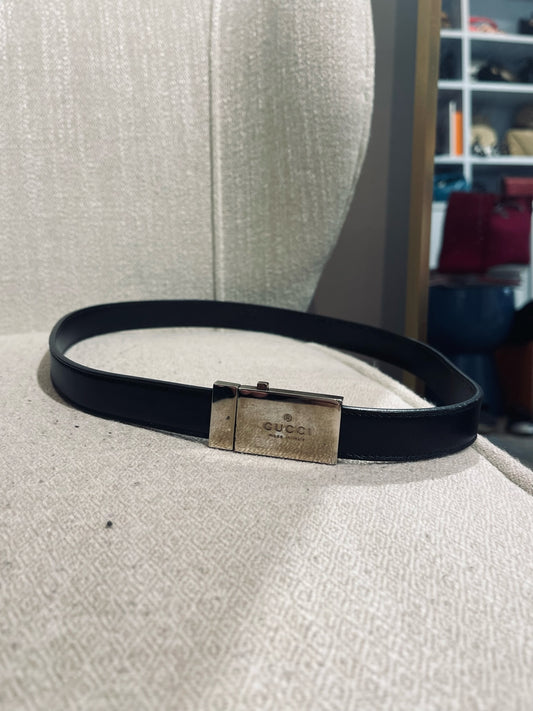 Ceinture Gucci noire T.70