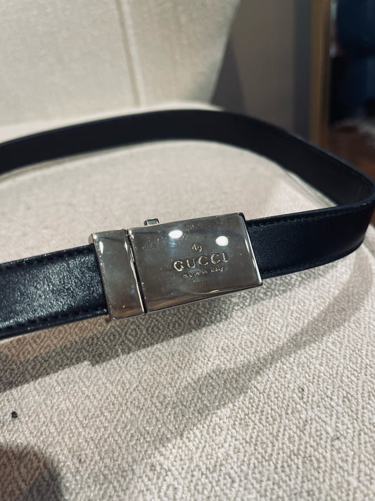 Ceinture Gucci noire T.70