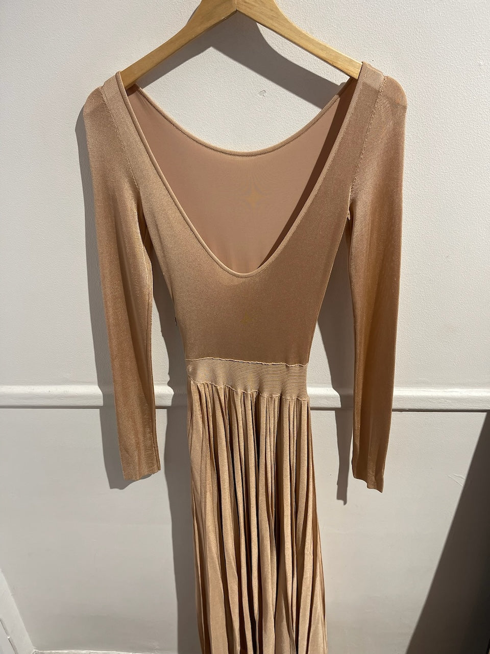 Robe Dior bleu beige T.38