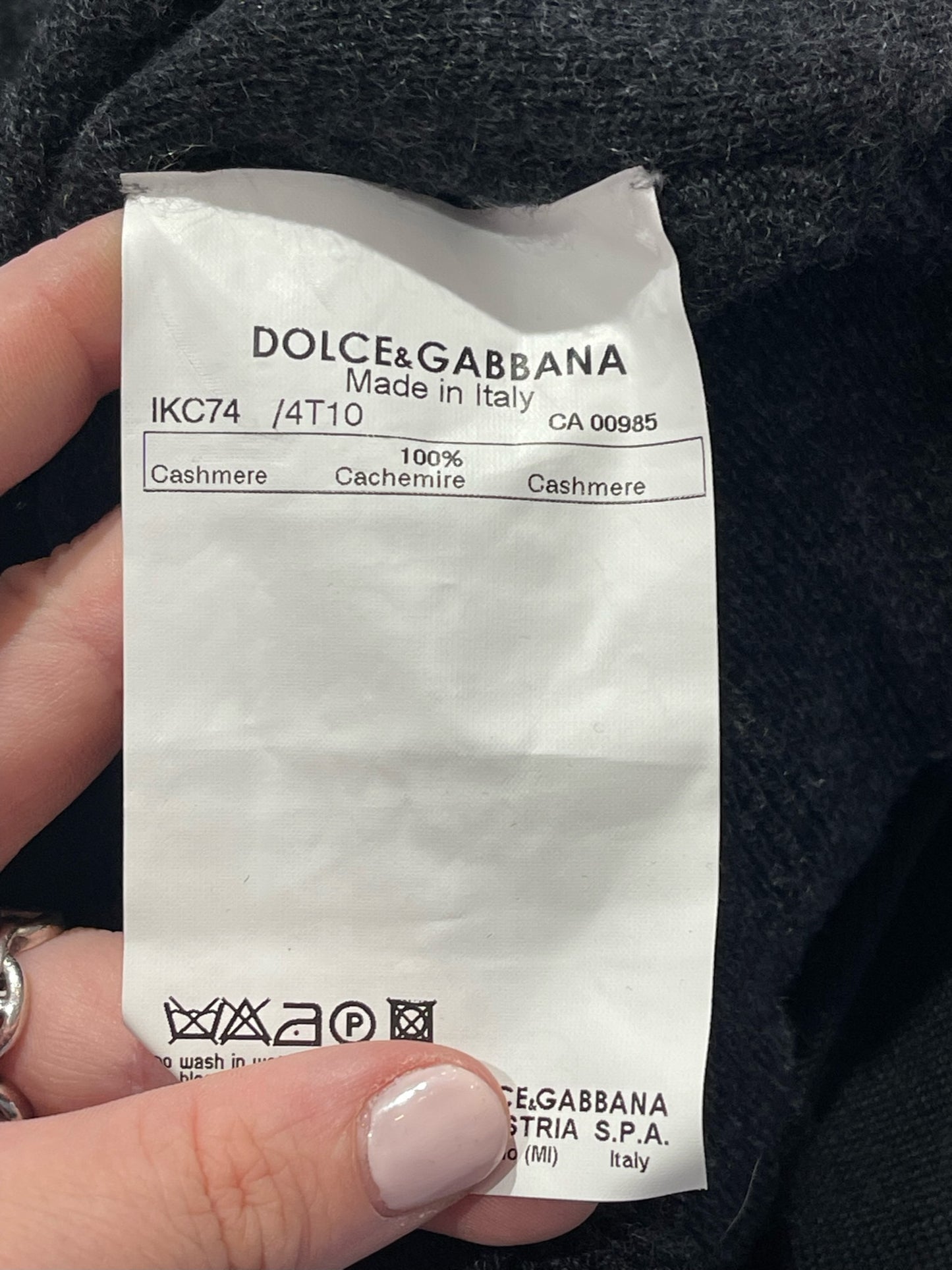Gilet Dolce & Gabbana gris T.34