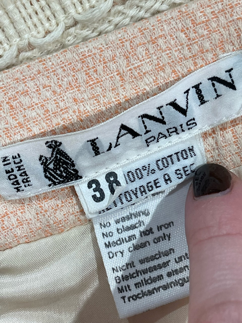 Jupe Lanvin rose T.38
