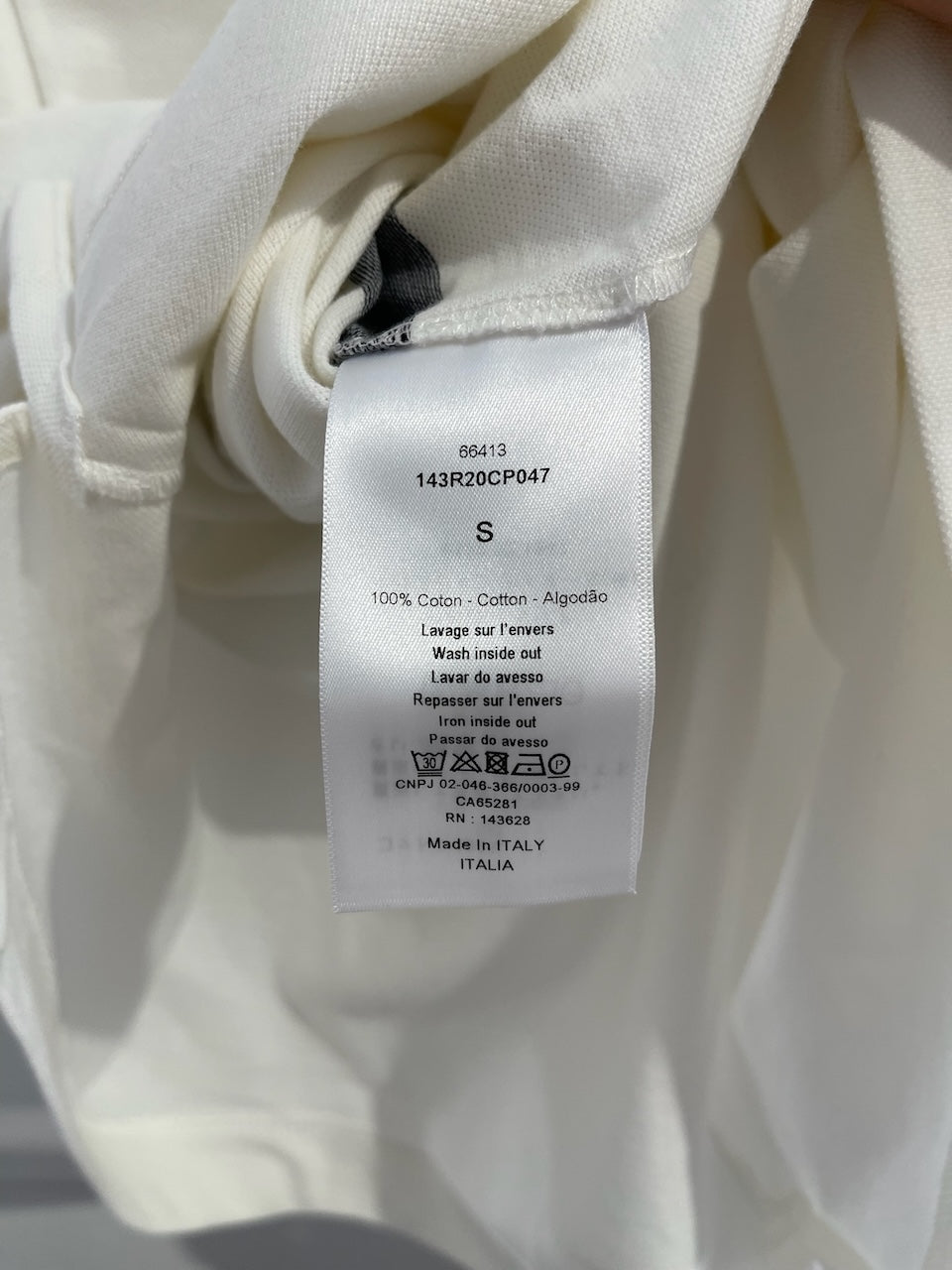 Robe Dior Capri blanche T.S