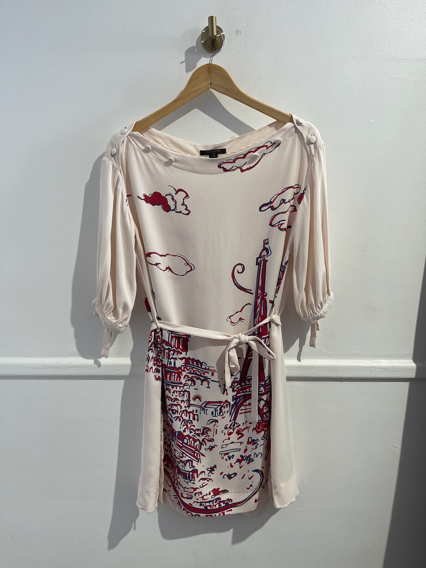 Robe Louis Vuitton rose T.36