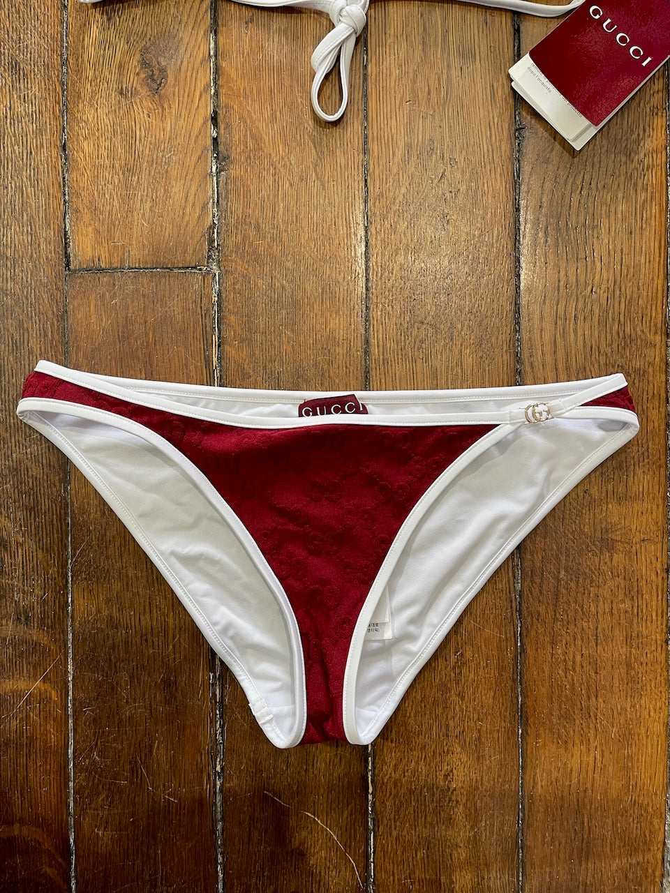 Maillot de bain Gucci rouge T.XS