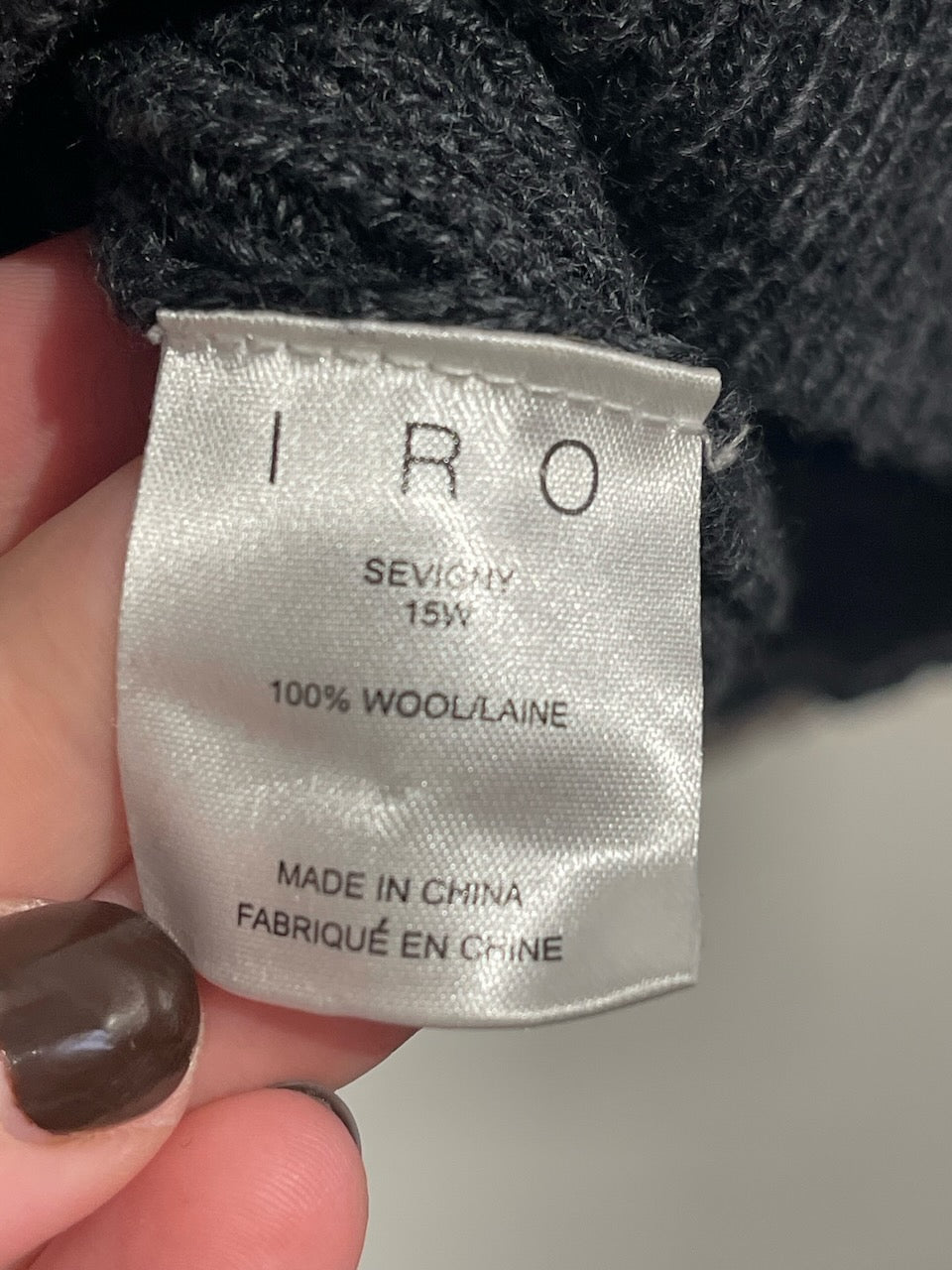 Pull Iro gris T.S