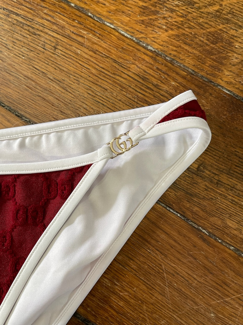 Maillot de bain Gucci rouge T.S