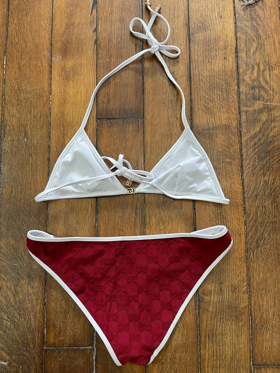 Maillot de bain Gucci rouge T.S