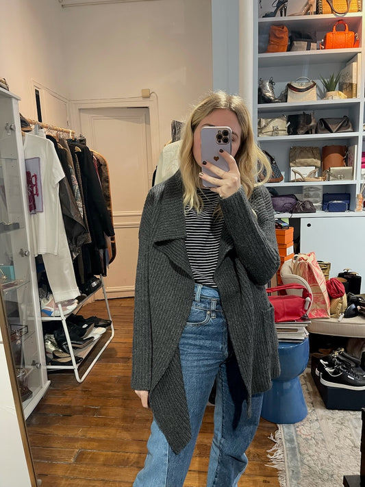 Gilet James Perse gris T.1