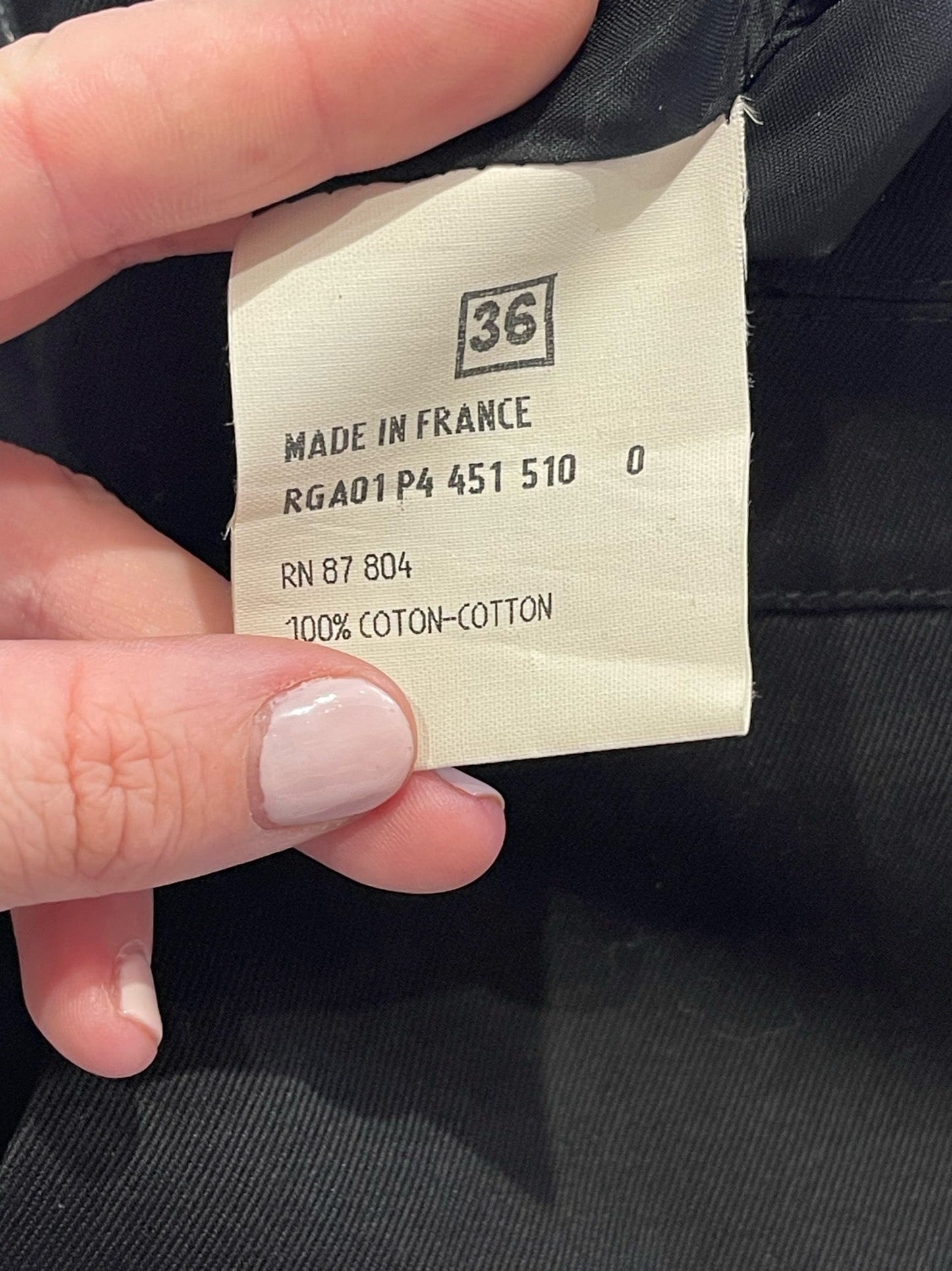 Jupe Yves Saint Laurent noire T.36