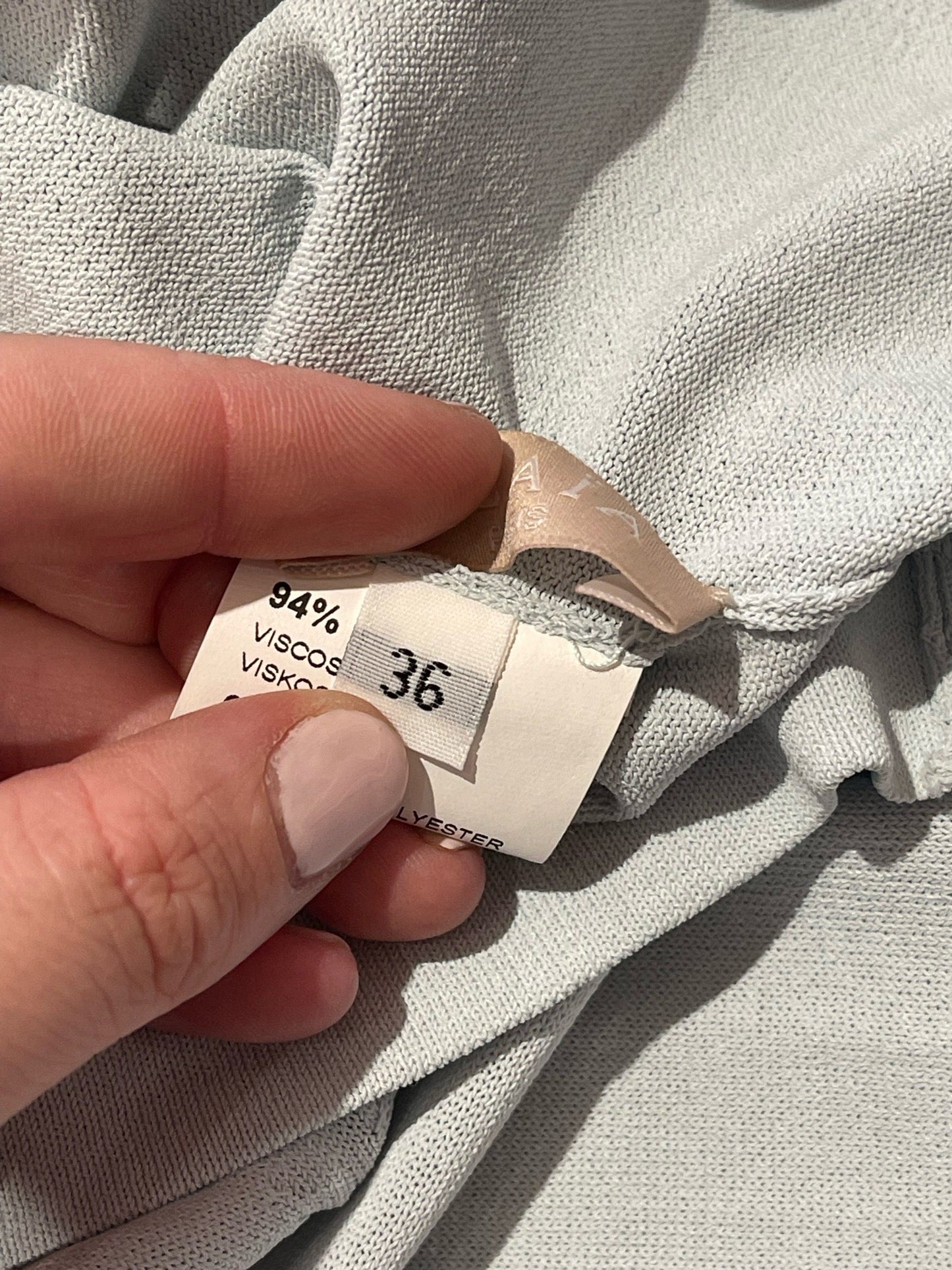 Gilet Alaia bleu ciel T.36
