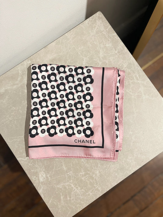 Foulard 90 Chanel rose