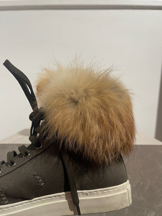 Baskets Yves Salomon kaki T.37