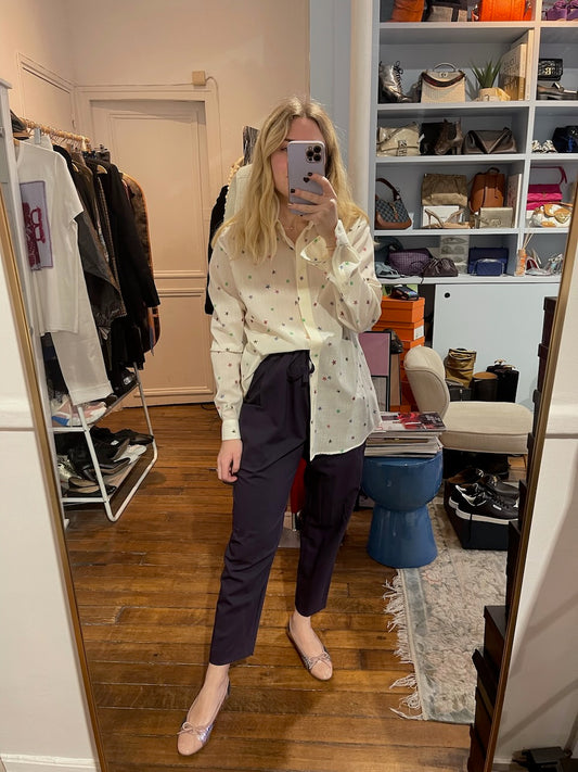 Pantalon Maison Rabih Kayrouz violet T.34