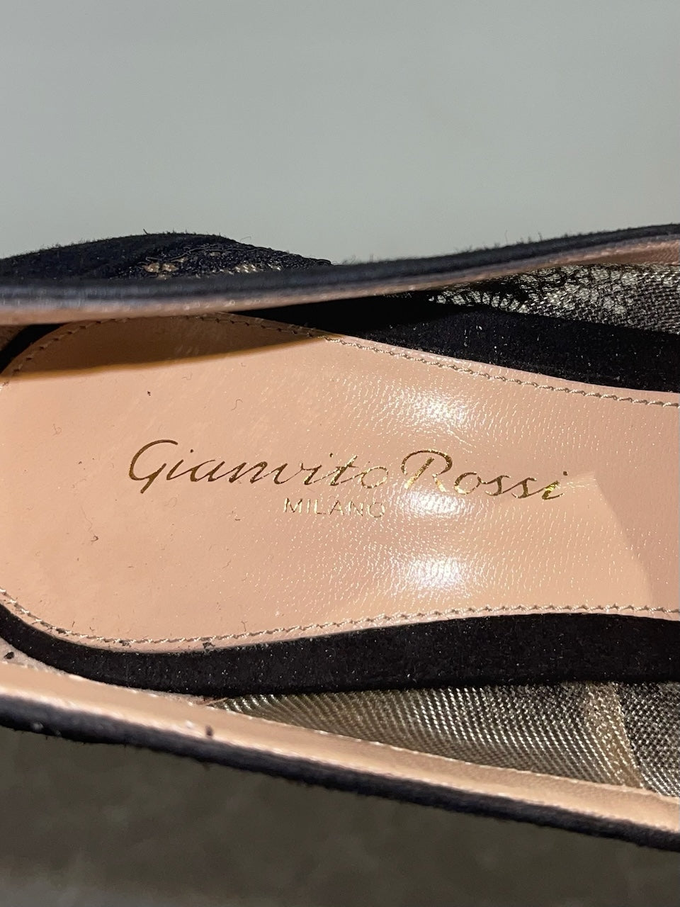 Escarpins Gianvito Rossi noirs T.38,5
