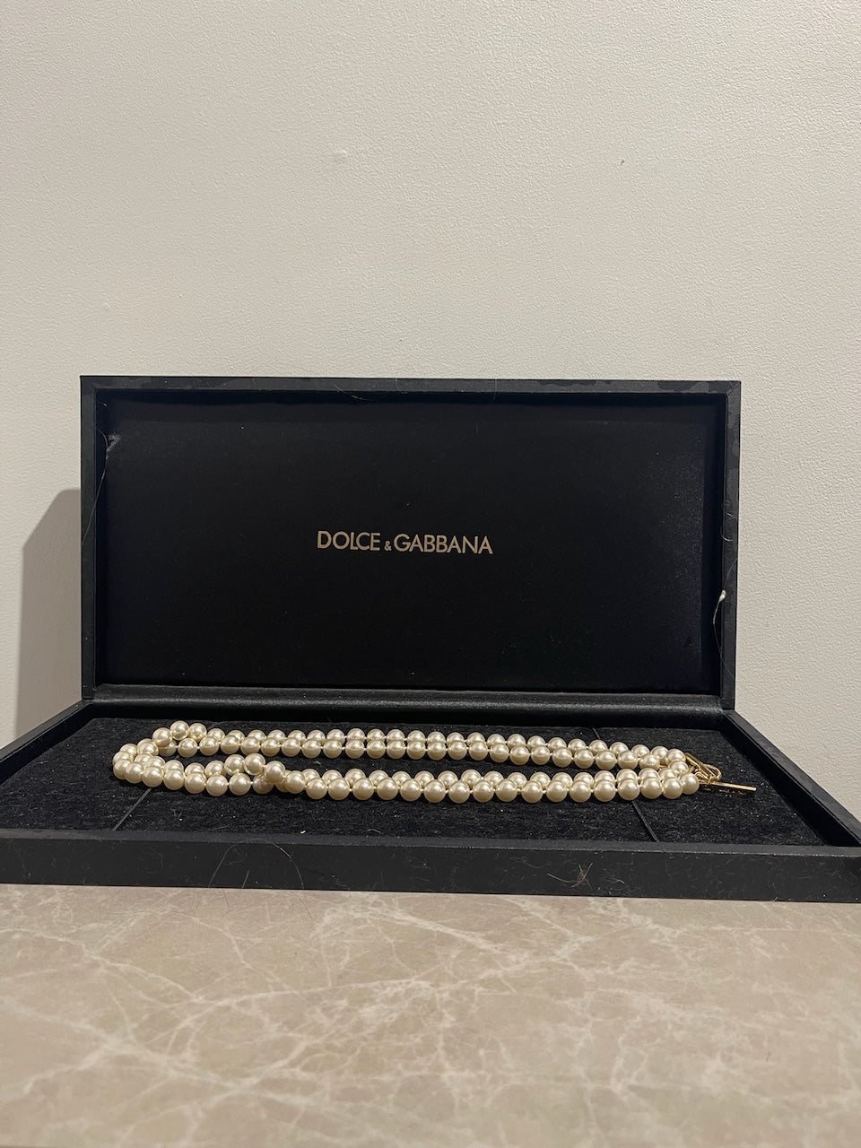 Collier Dolce & Gabbana perles