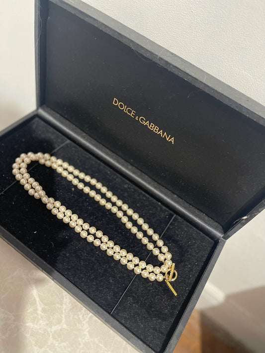 Collier Dolce & Gabbana perles