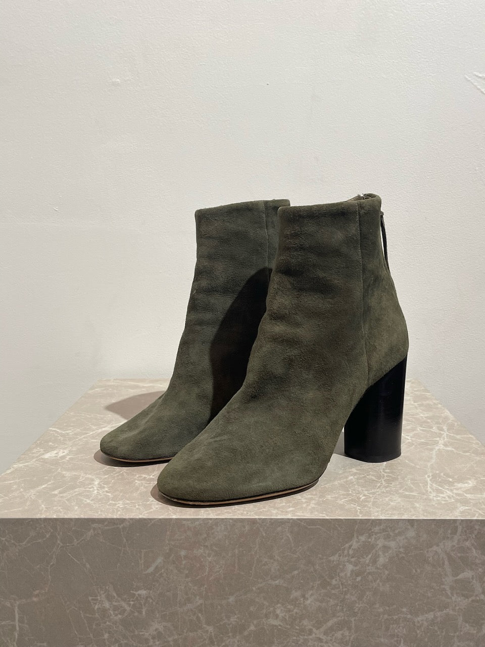 Bottines Isabel Marant kaki T.38