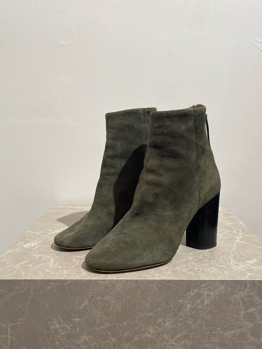 Bottines Isabel Marant kaki T.38