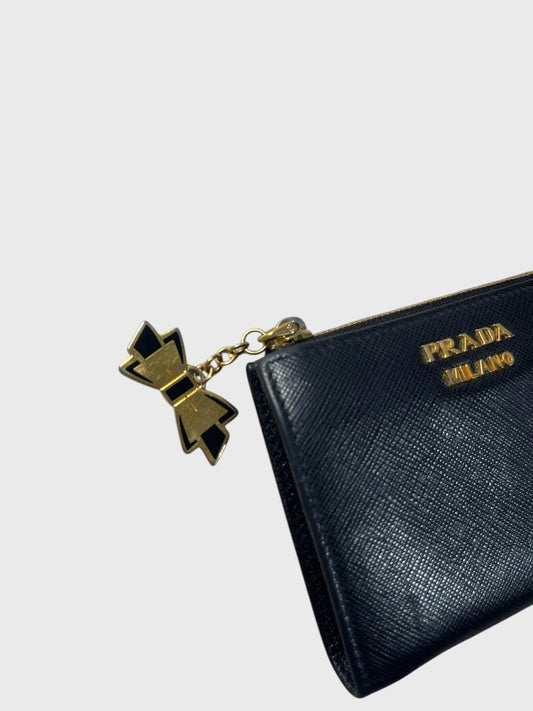 Portefeuille Prada noir