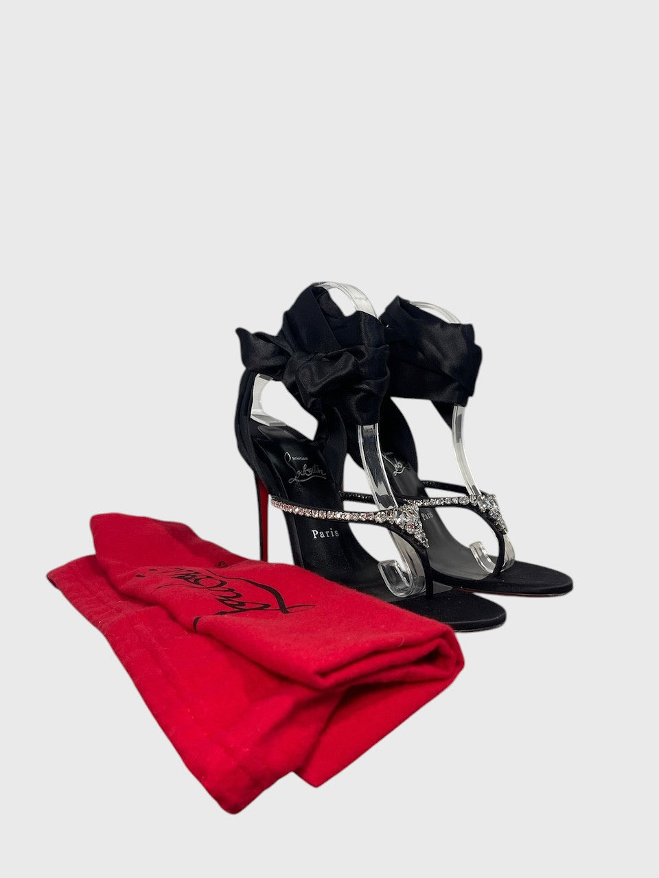 Sandales Christian Louboutin noires T.39