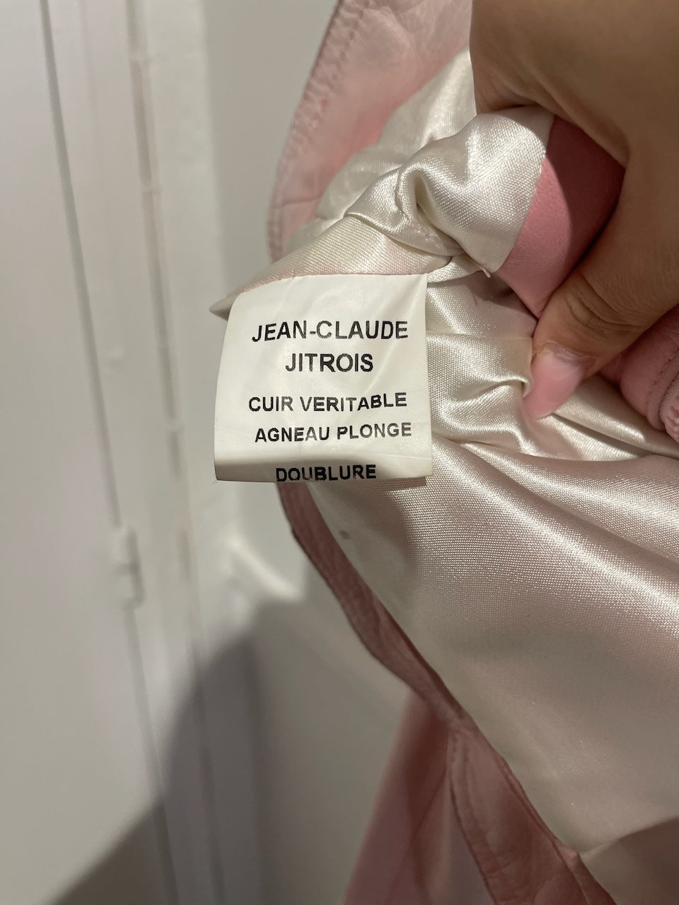 Veste Jitrois rose T.34