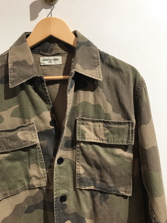 Veste Saint Laurent camouflage T.S