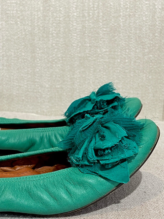 Ballerines Lanvin vertes T.36