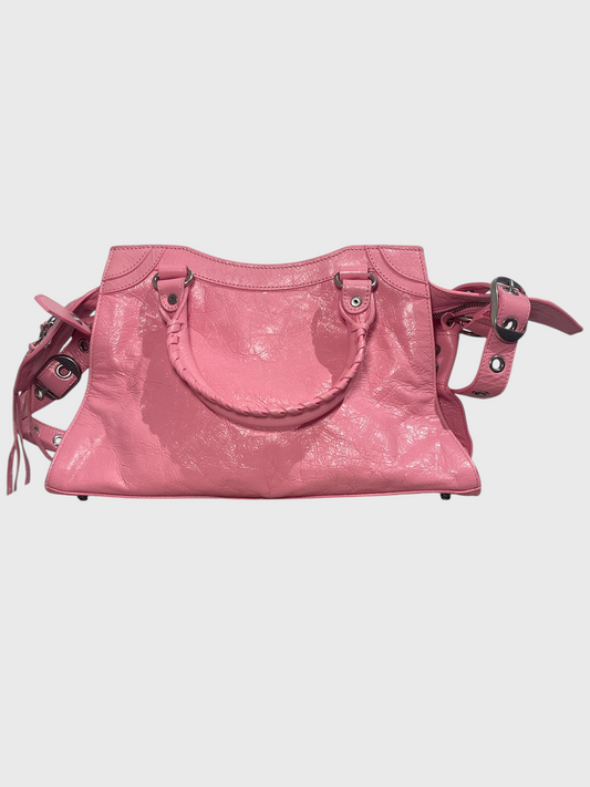 Sac Balenciaga Neo Cagole City rose