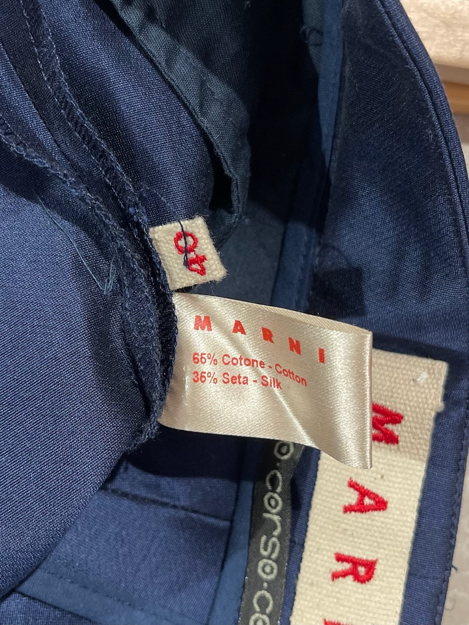 Pantalon Marni bleu T.36