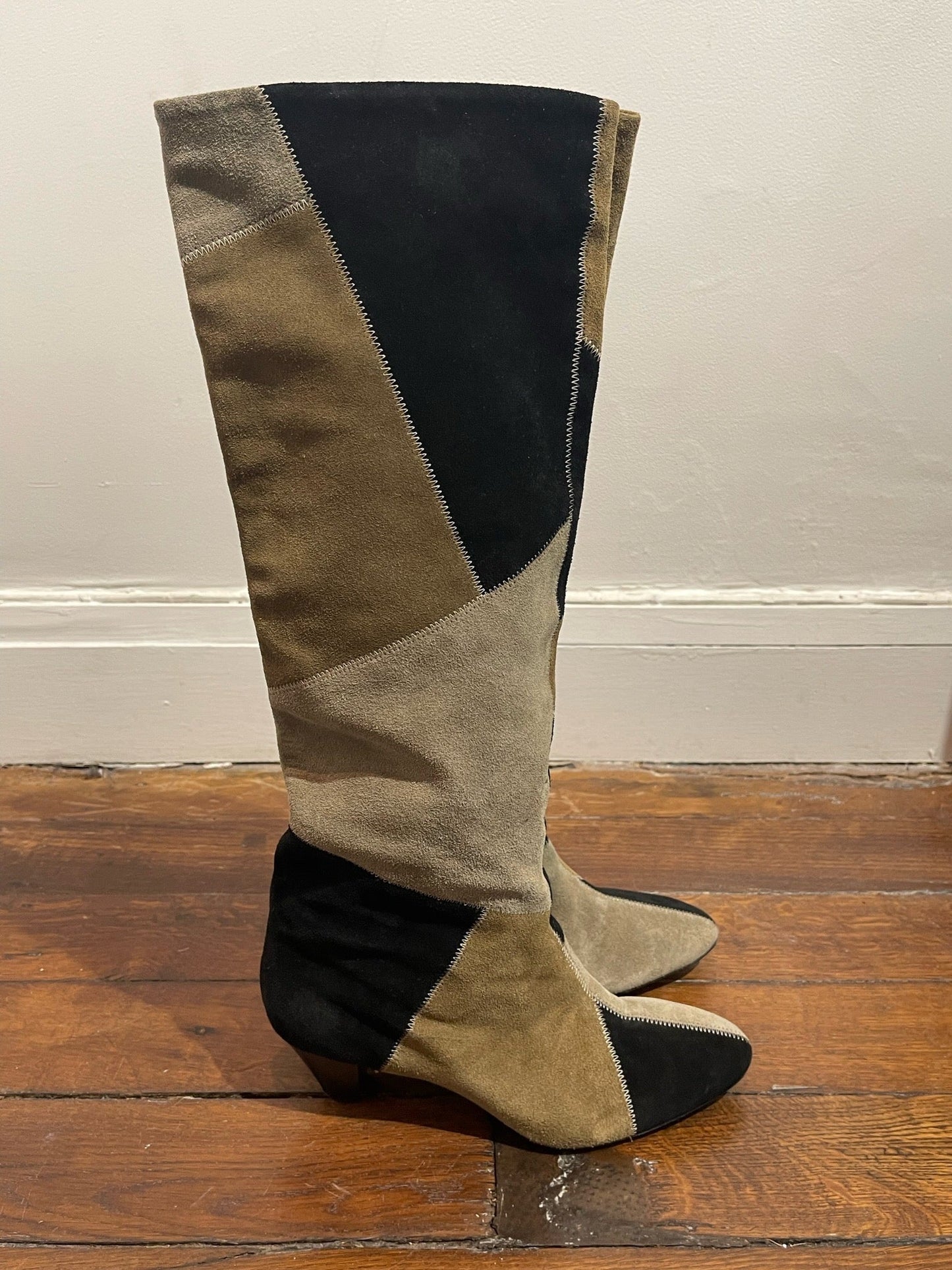 Bottes Isabel Marant patchwork T.38