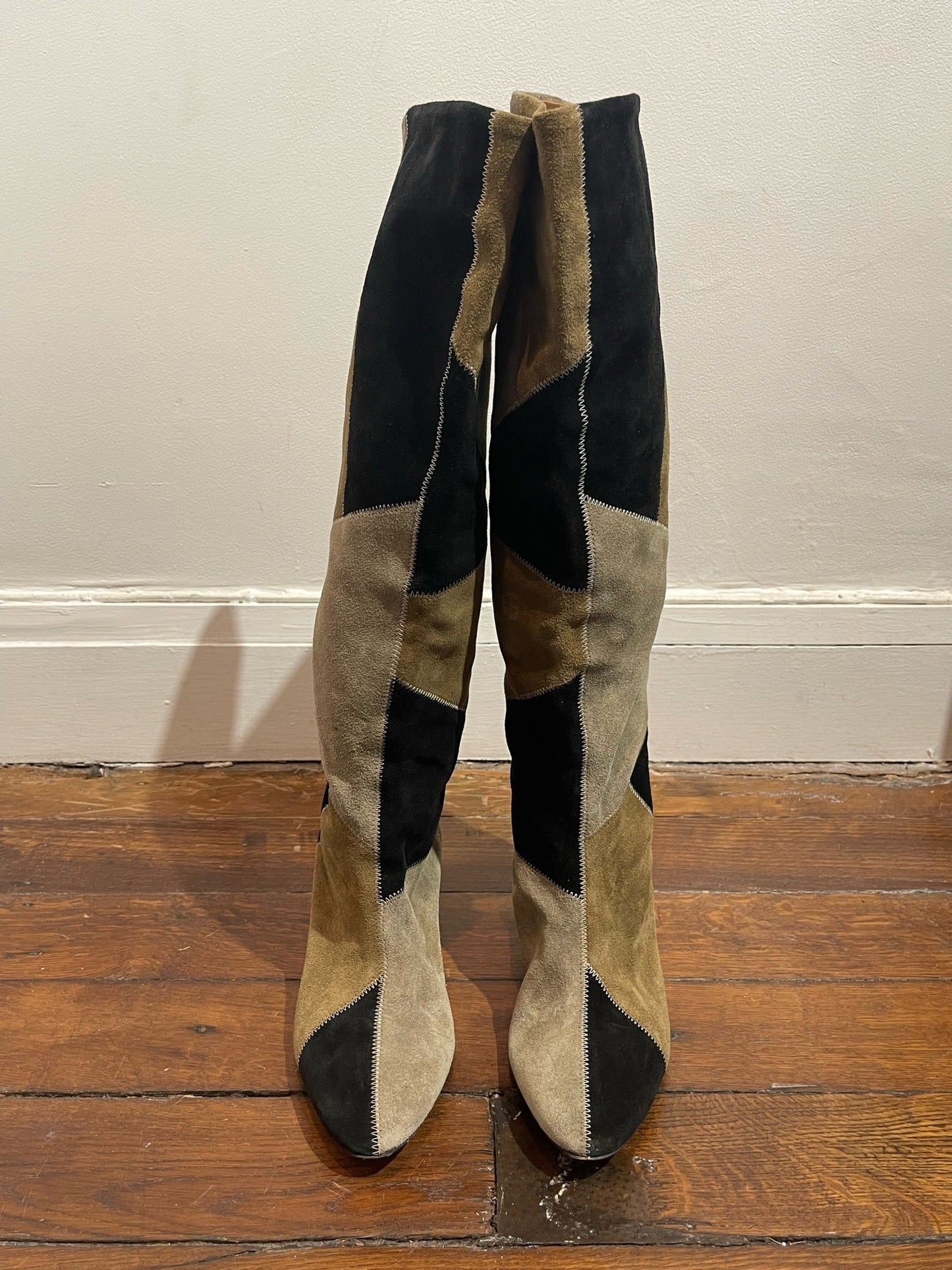 Bottes Isabel Marant patchwork T.38