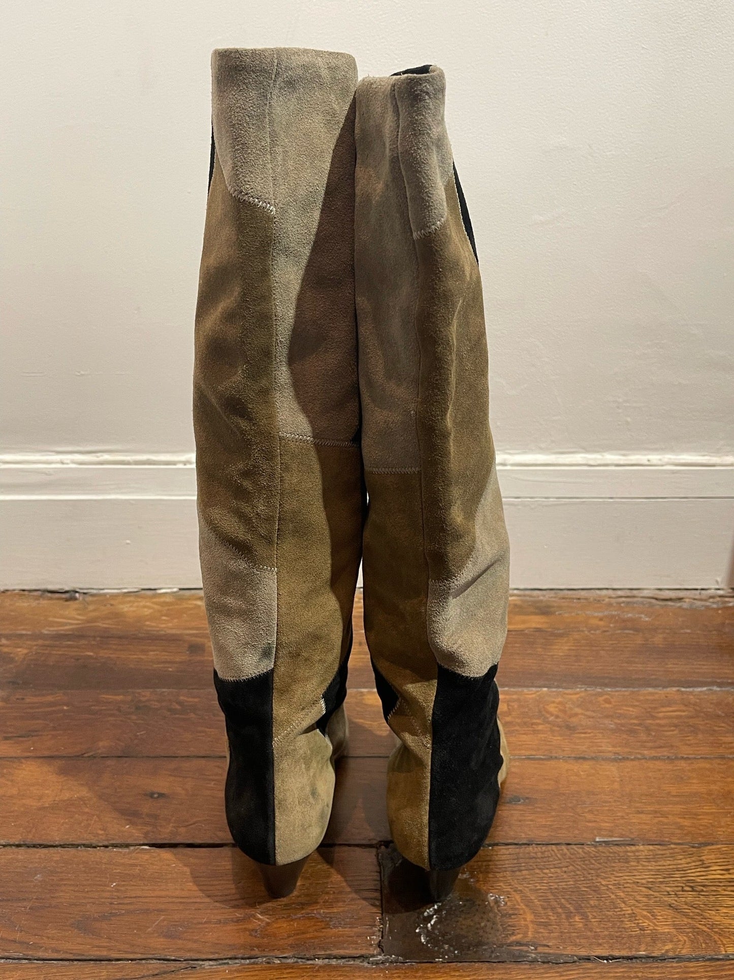 Bottes Isabel Marant patchwork T.38