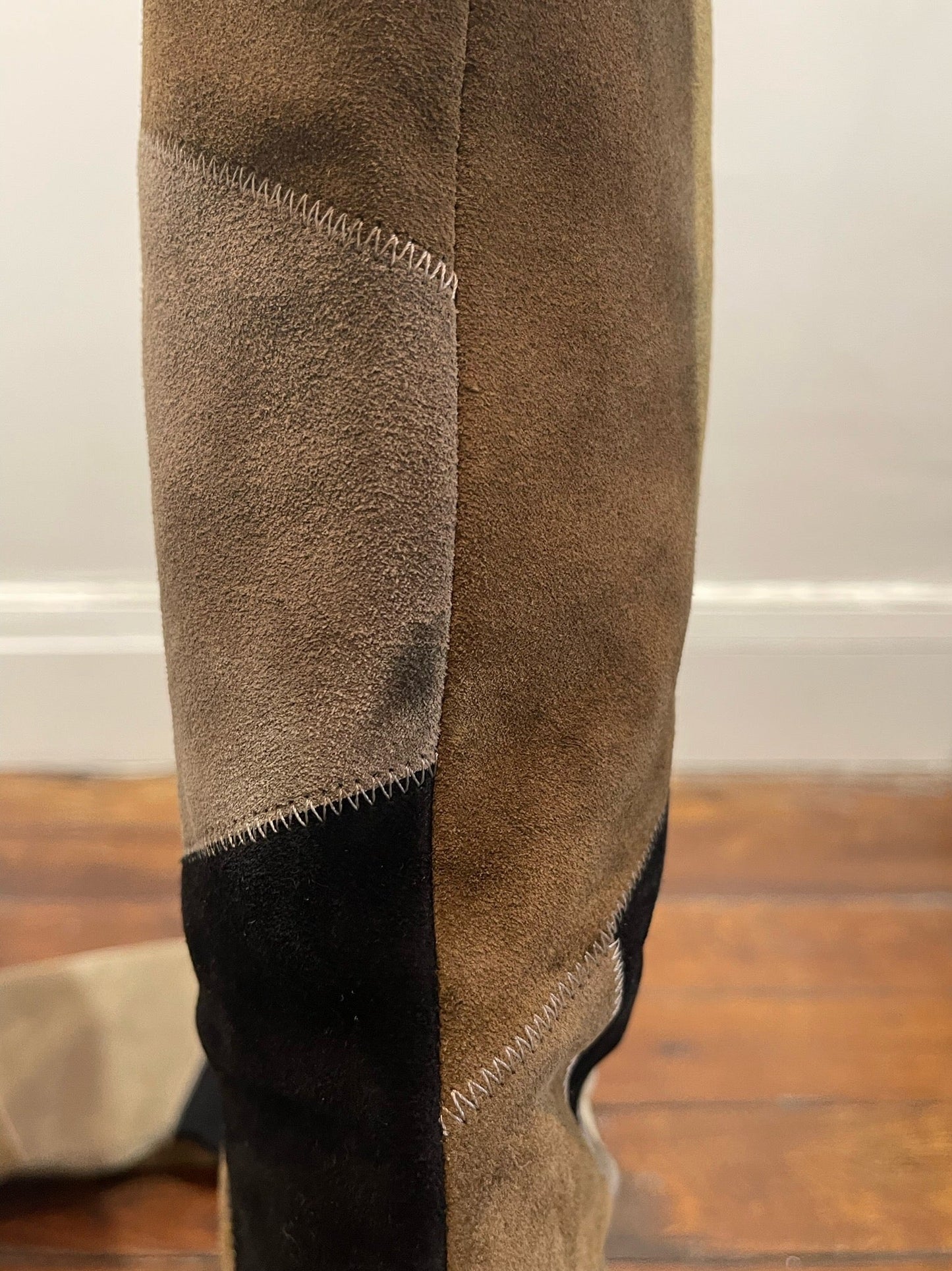 Bottes Isabel Marant patchwork T.38