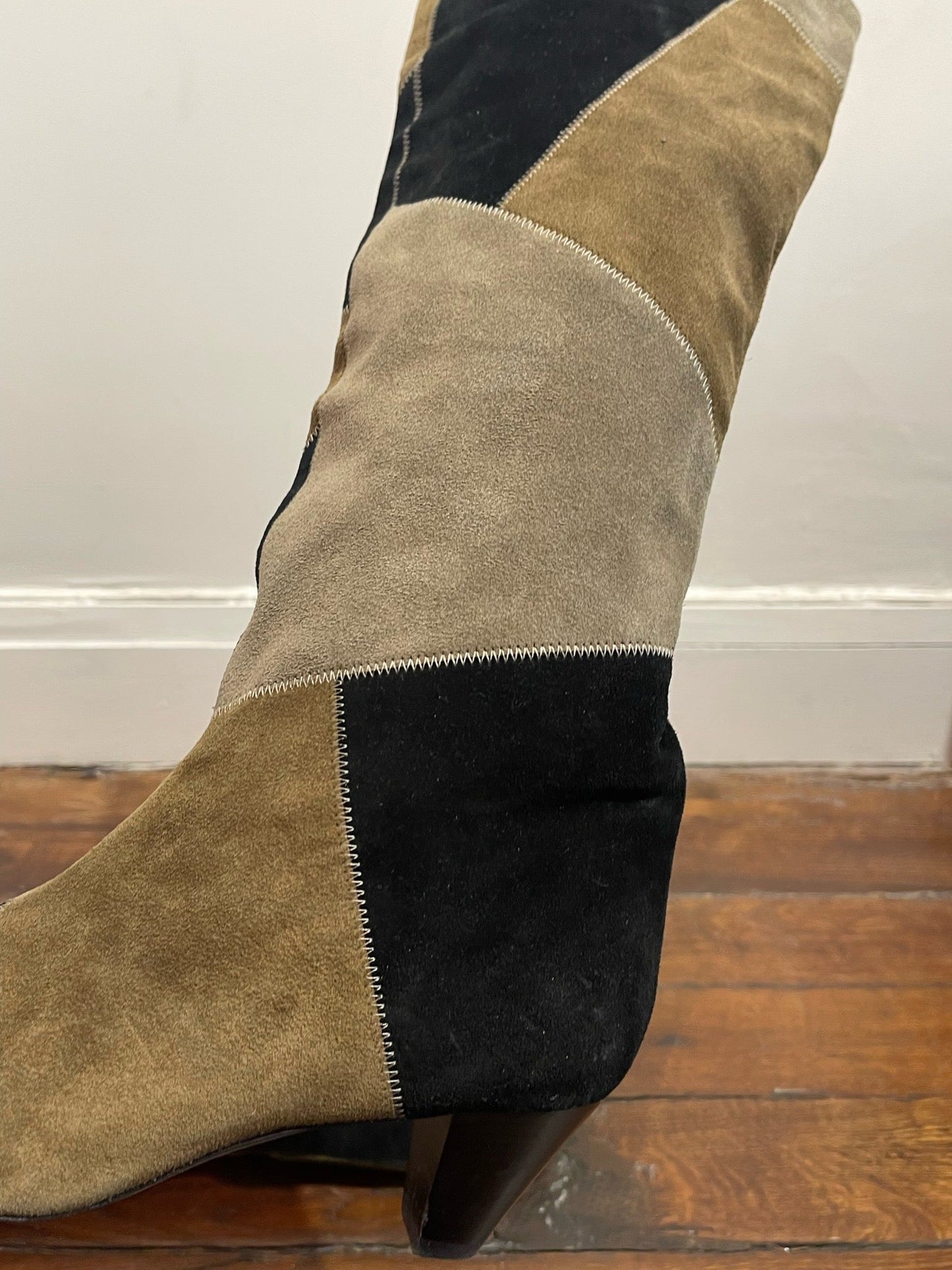 Bottes Isabel Marant patchwork T.38