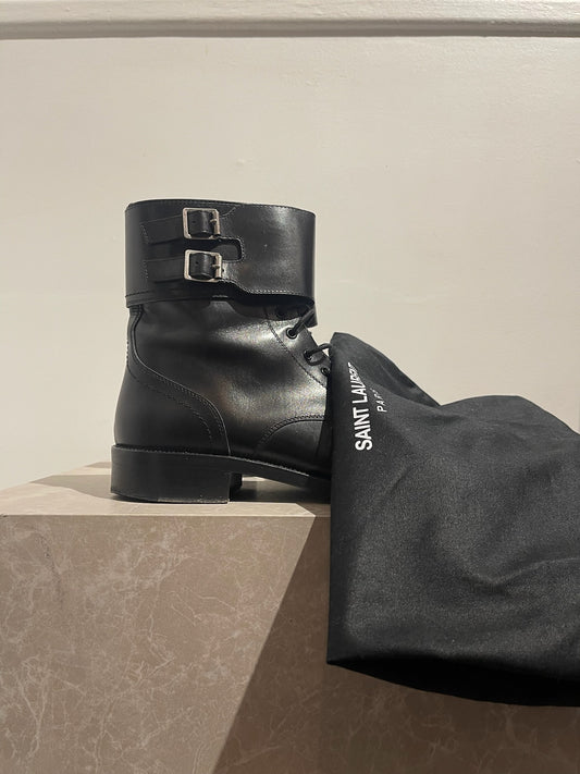 Bottines Saint Laurent noires T.40
