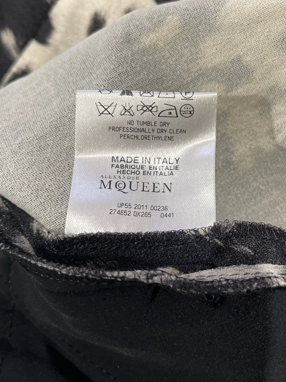 Pantalon Alexander McQueen noir T.38