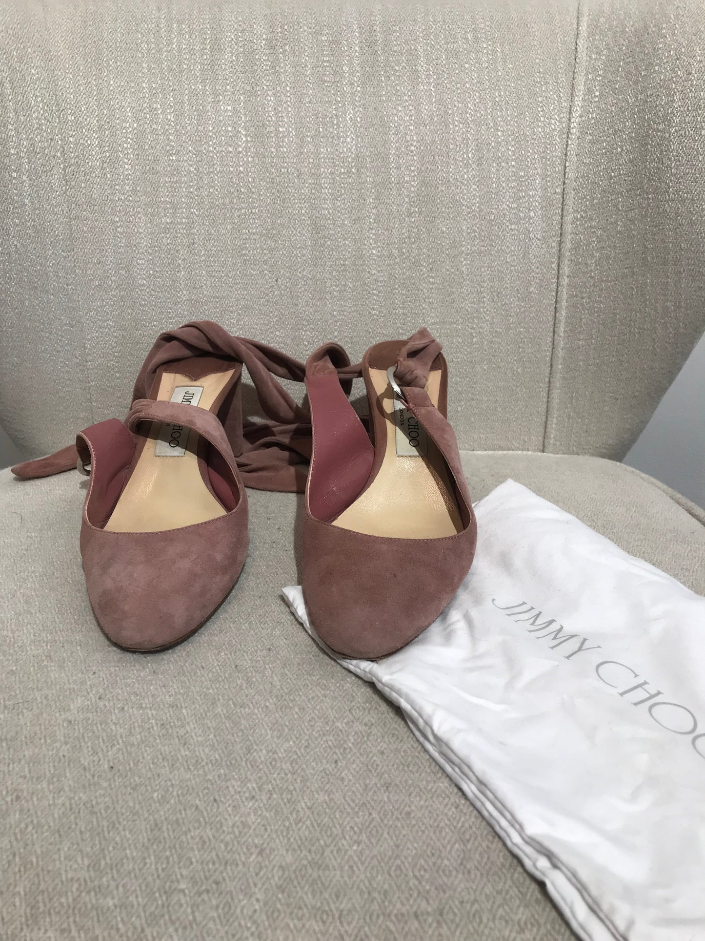 Escarpins Jimmy Choo roses T.39