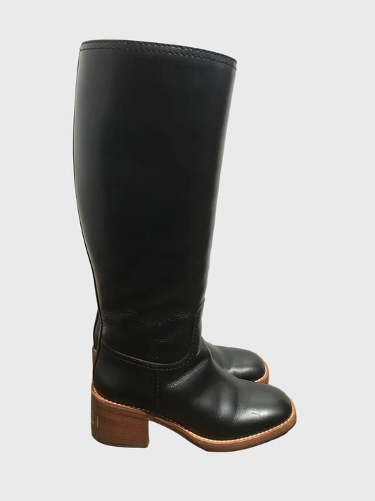 Bottes Gucci noires T.38,5