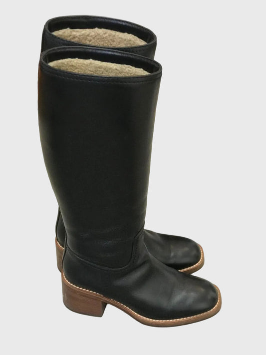 Bottes Gucci noires T.38,5