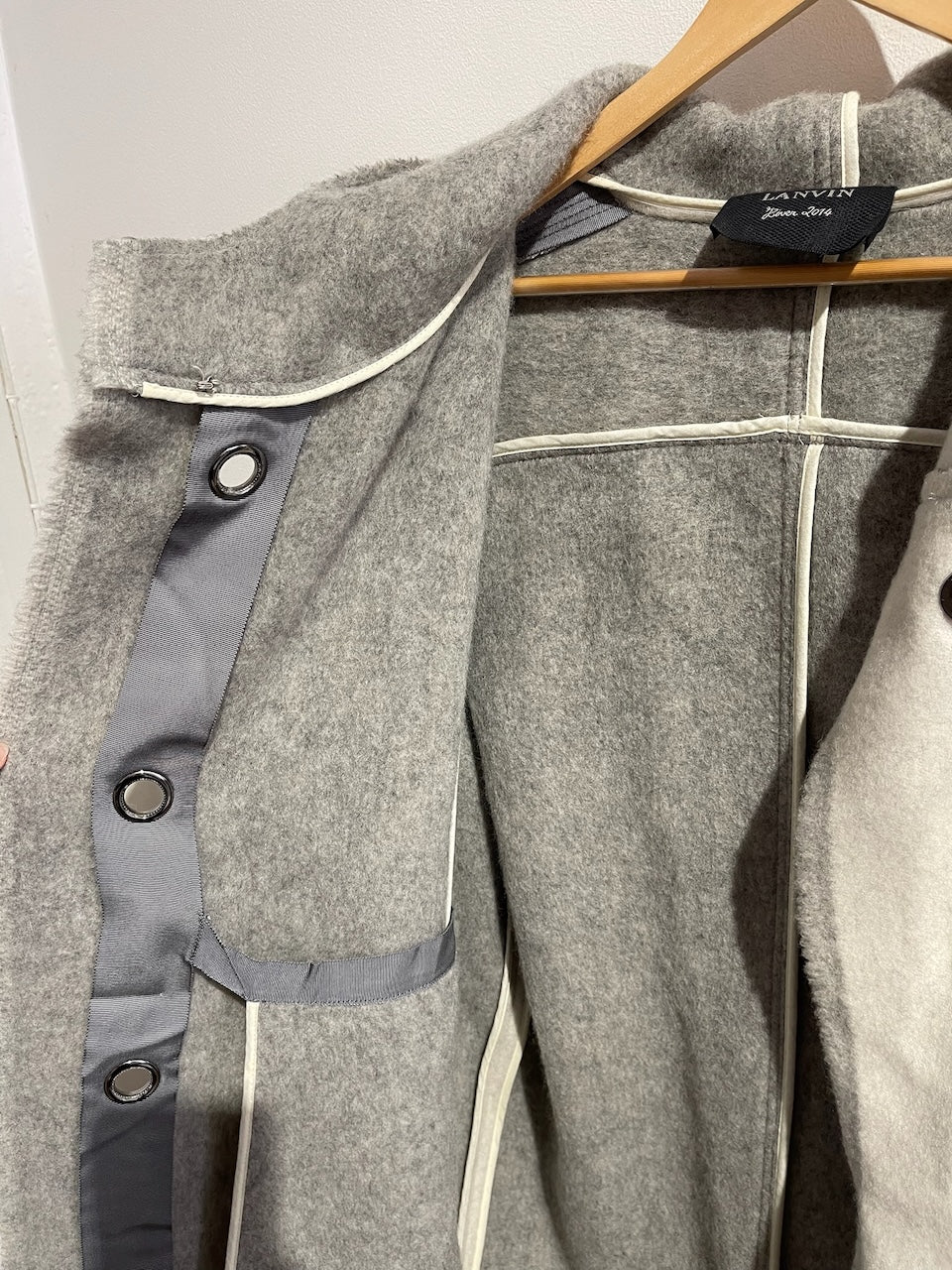 Manteau Lanvin gris T.40