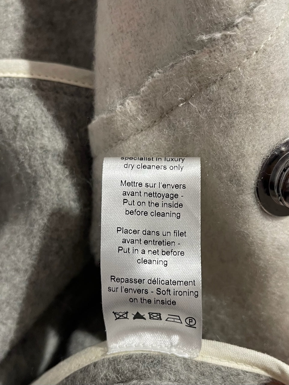 Manteau Lanvin gris T.40