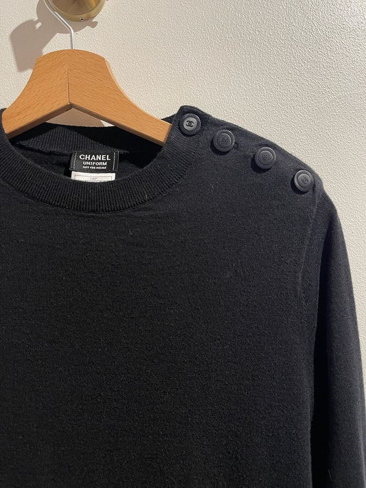 Pull Chanel noir T.XS