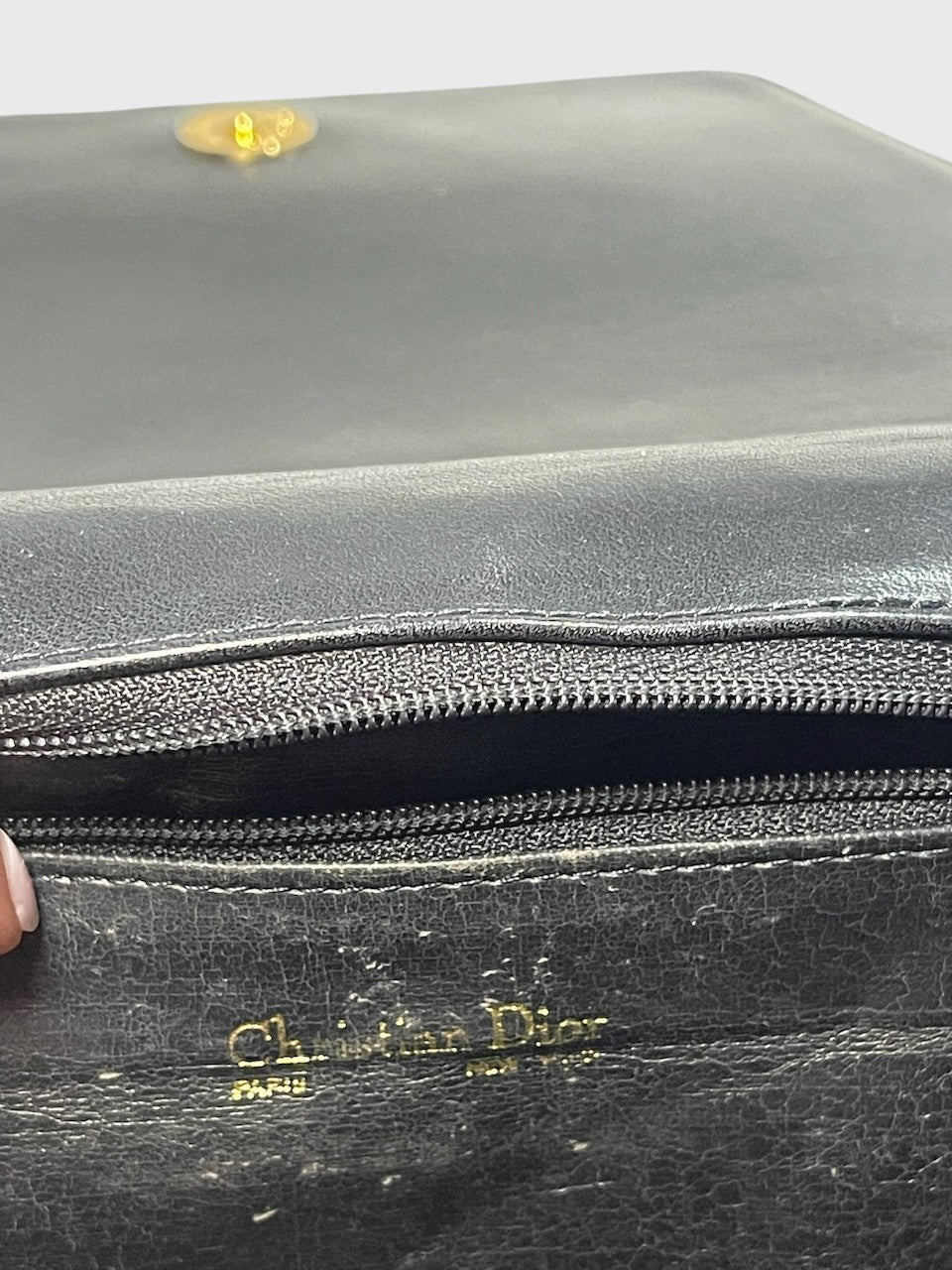 Sac Dior vintage noir