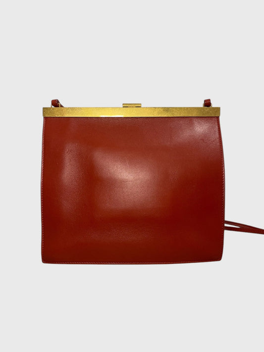 Sac Celine Clasp rouge