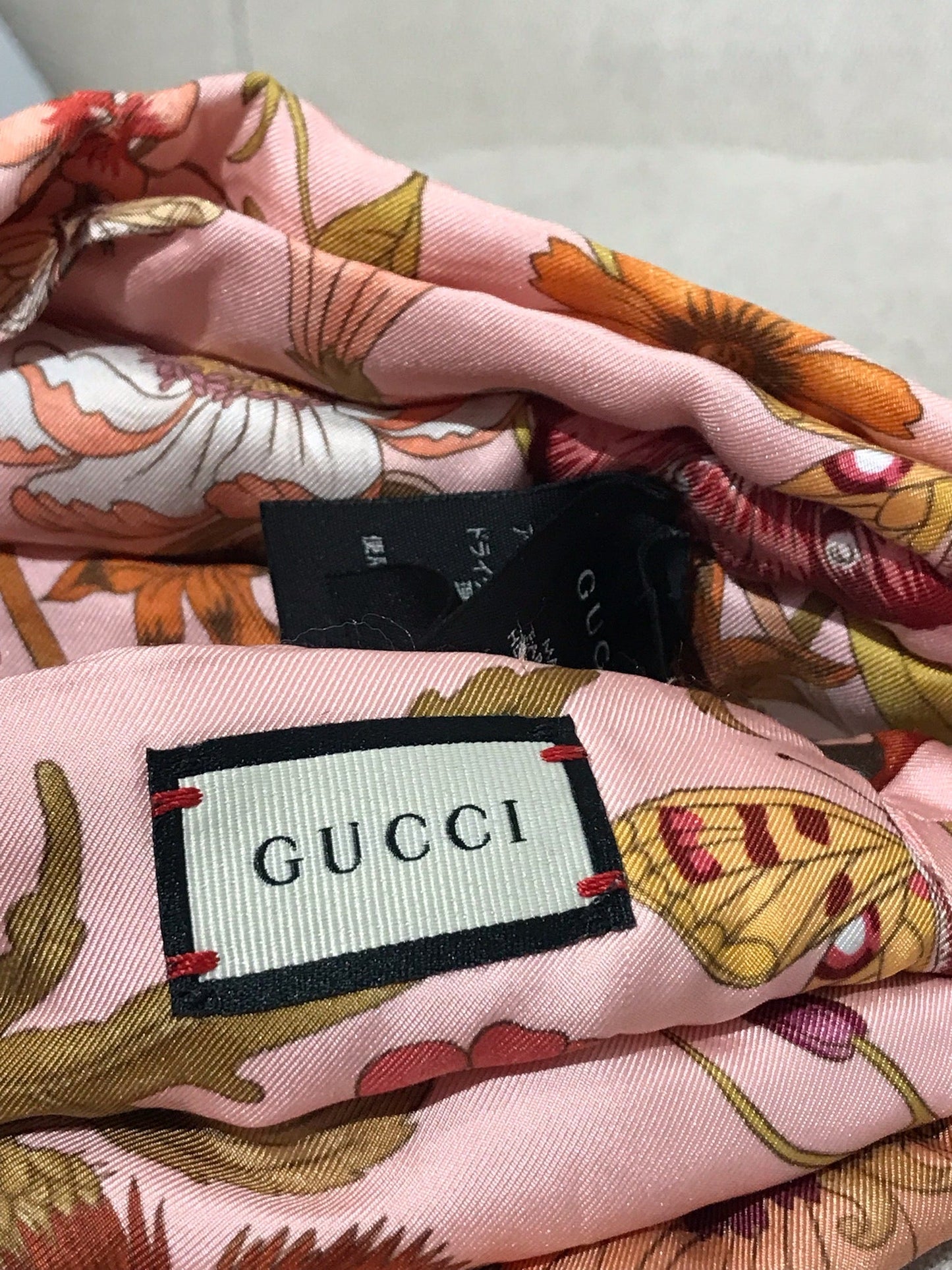Turban Gucci rose T.M