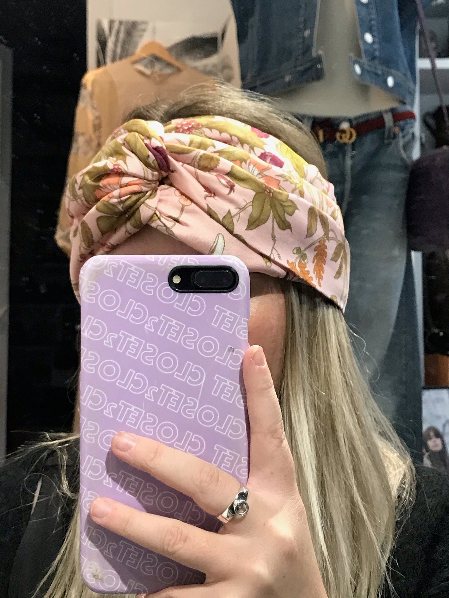 Turban Gucci rose T.M