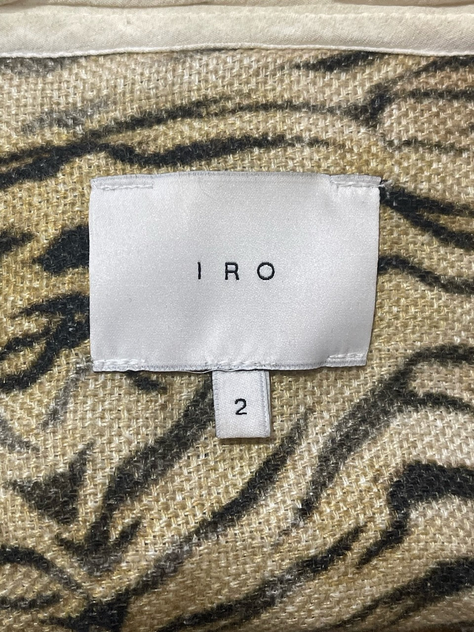 Veste Iro tigre T.2