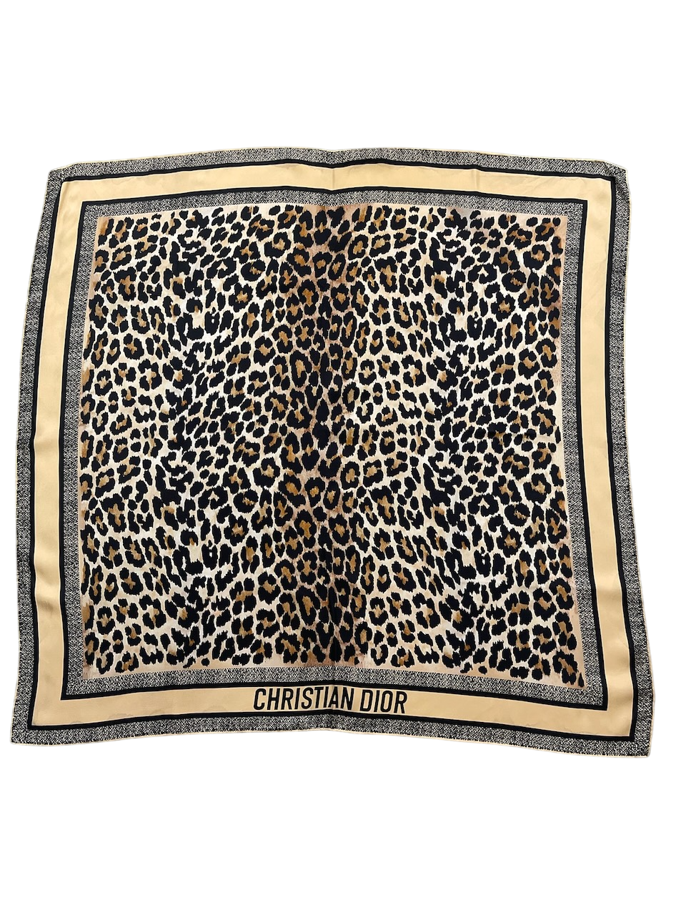 Foulard Christian Dior léopard