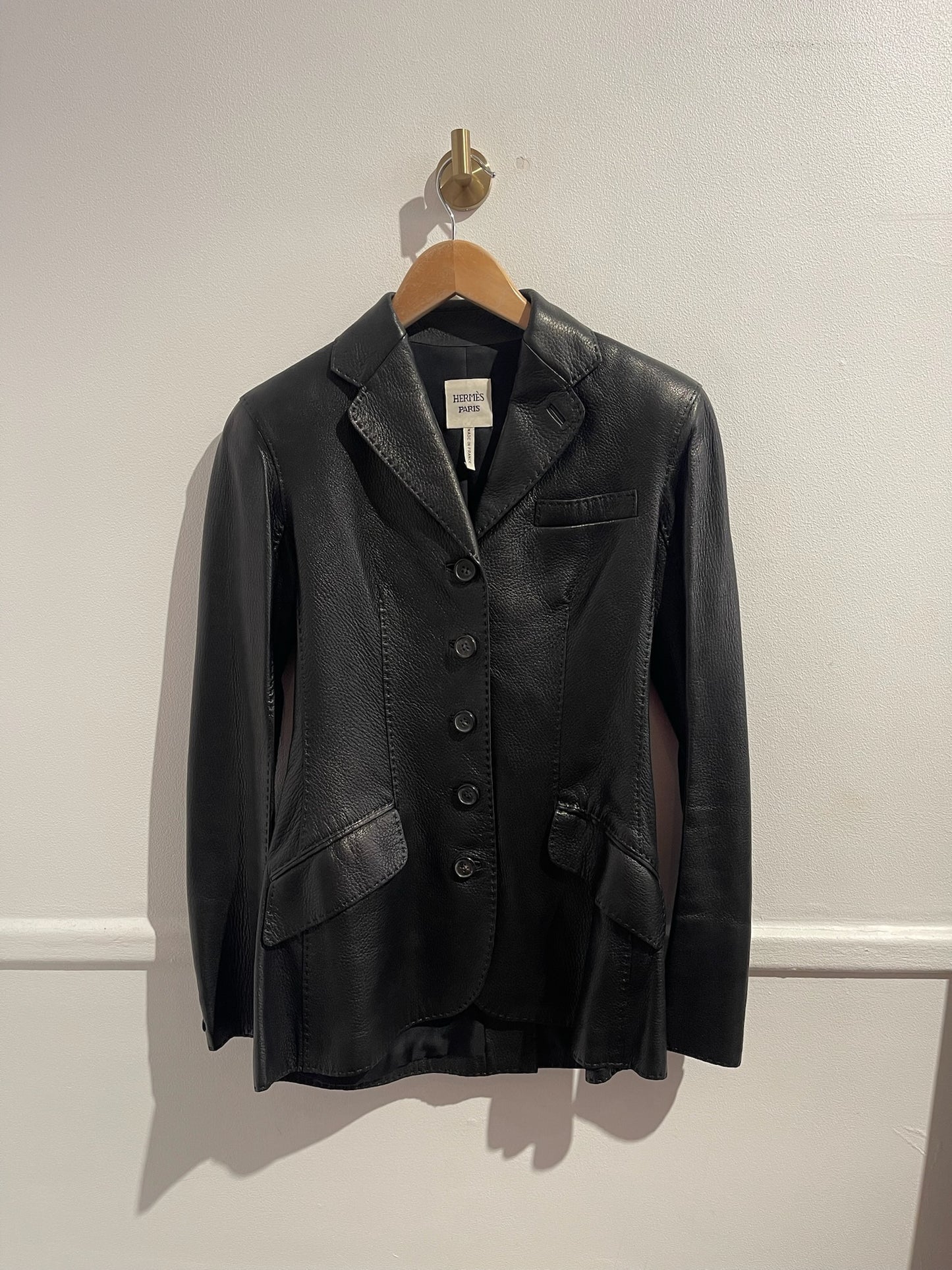 Veste Hermès noire T.36